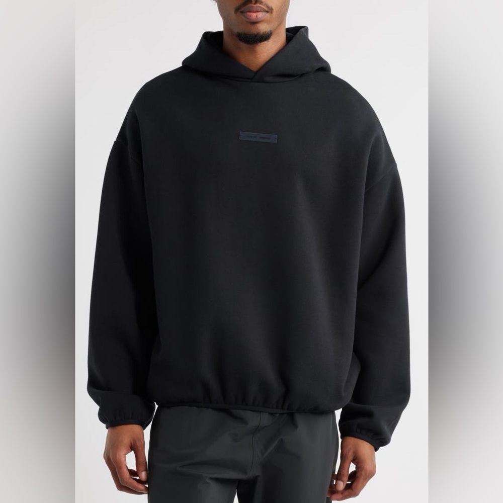 NWT Fear of God Essentials Modern Fit Fleece Hoodie, Size S